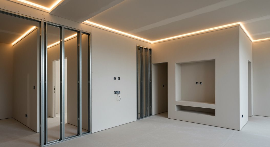 Wandaufteilung und LEDs planen